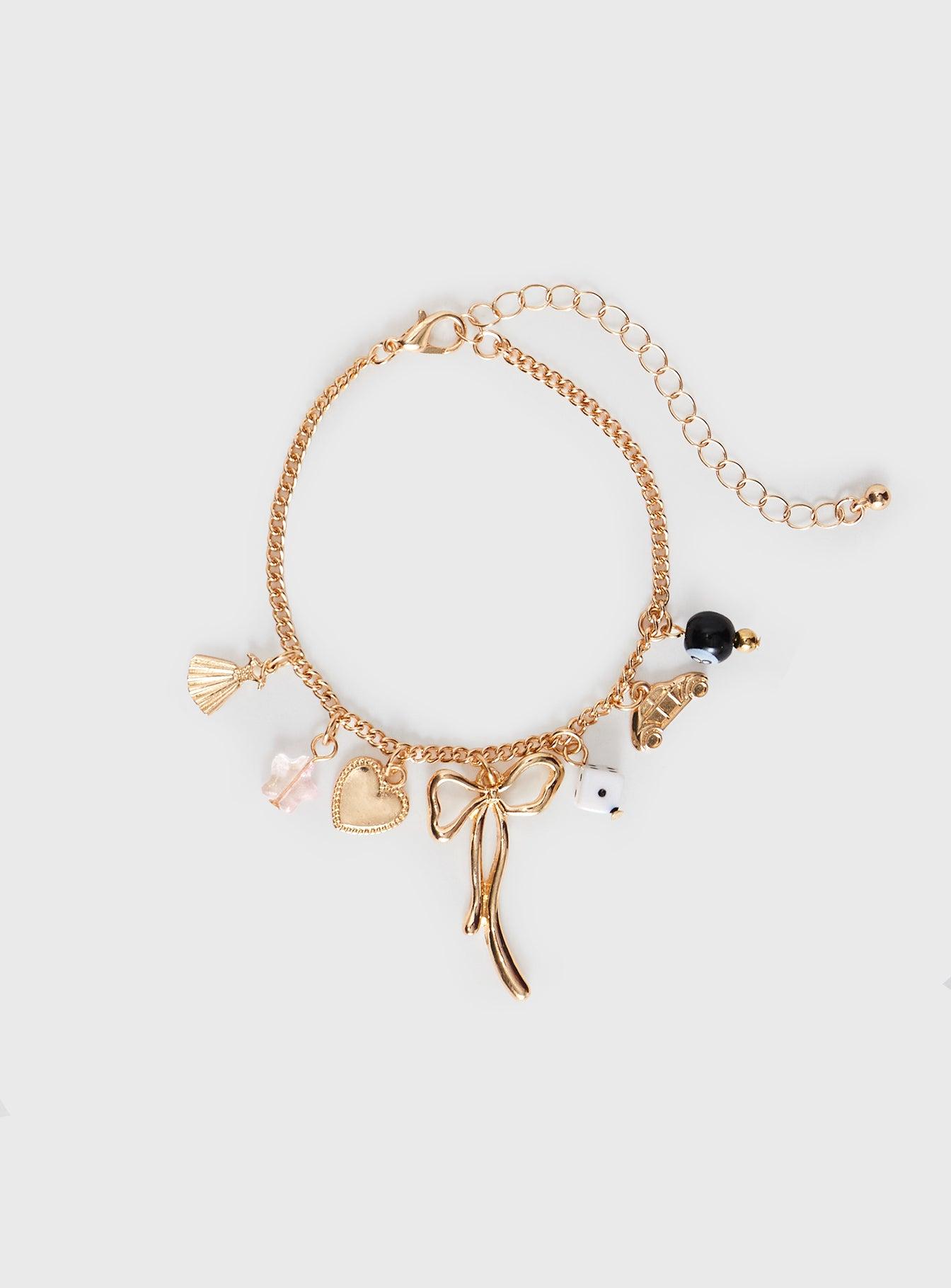 Good Luck Babe Charm Bracelet Multi Product Image