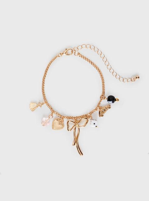 Good Luck Babe Charm Bracelet Multi Product Image