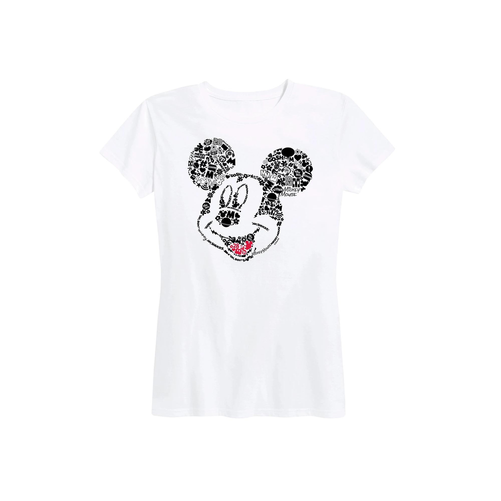Disney's Mickey Mouse Women's Iconic Fill Graphic Tee,  Product Image