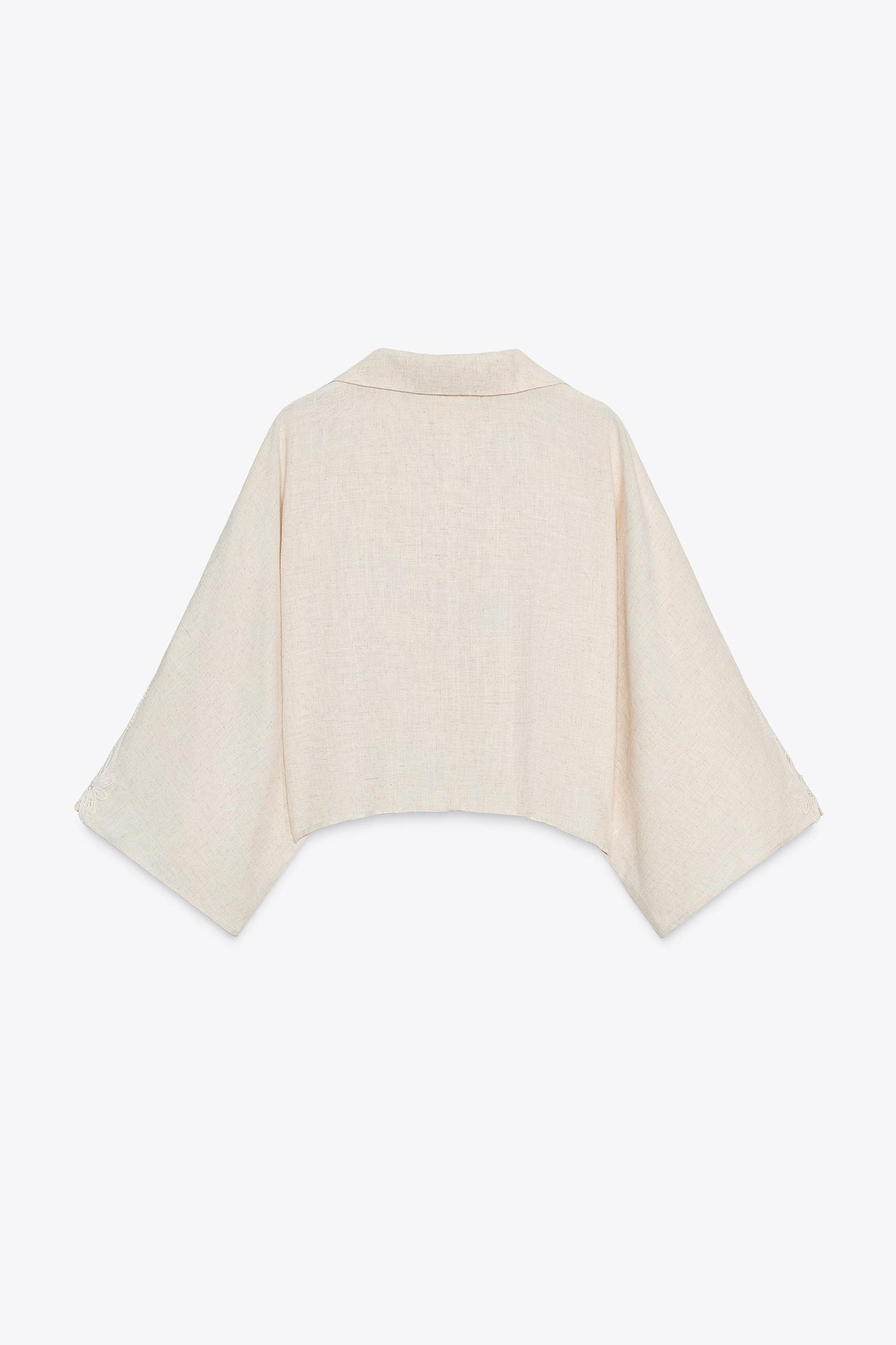 COMBINED CROCHET KNOT SHIRT Product Image