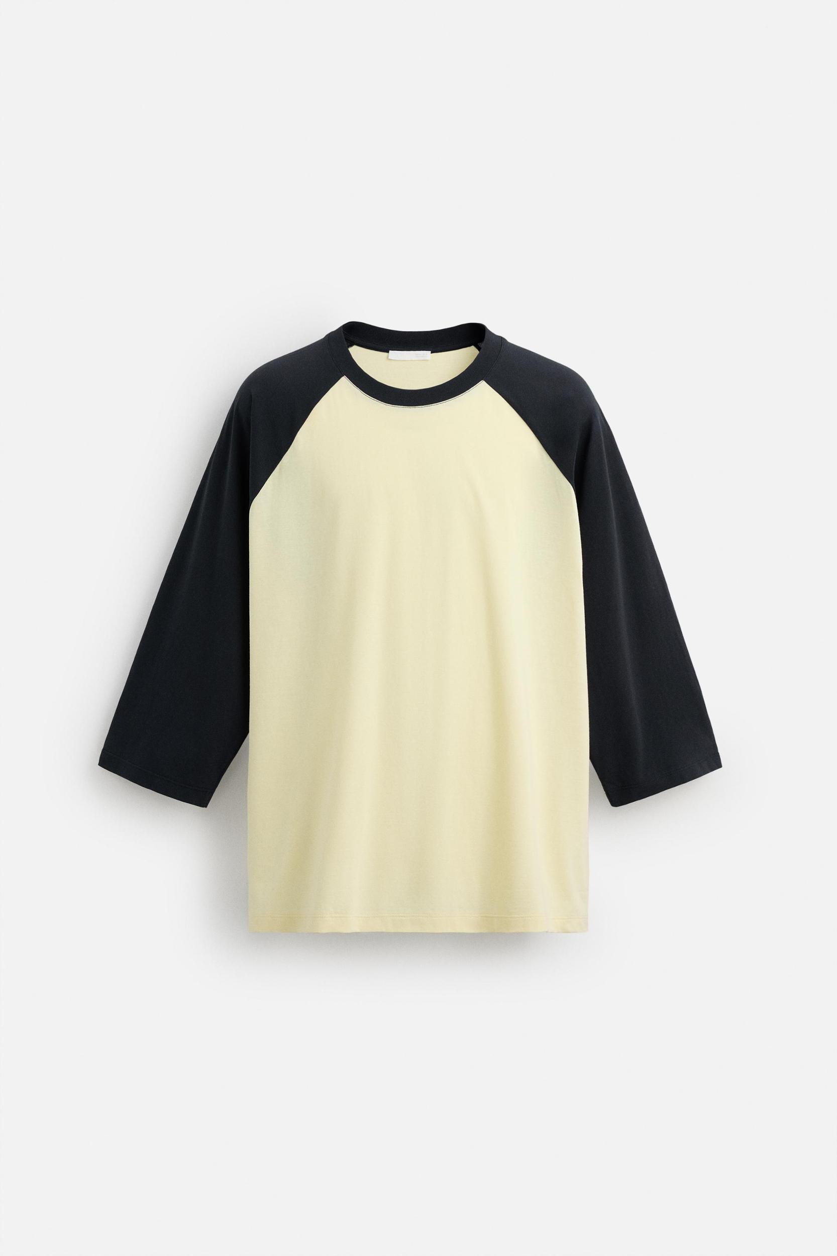 CONTRAST SLEEVE T-SHIRT Product Image