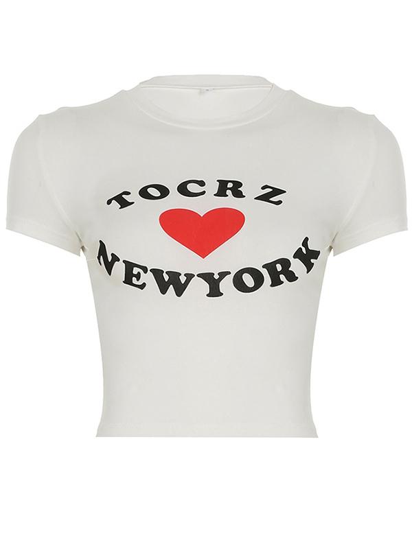 Street Monogrammed Short Sleeve Tee Product Image