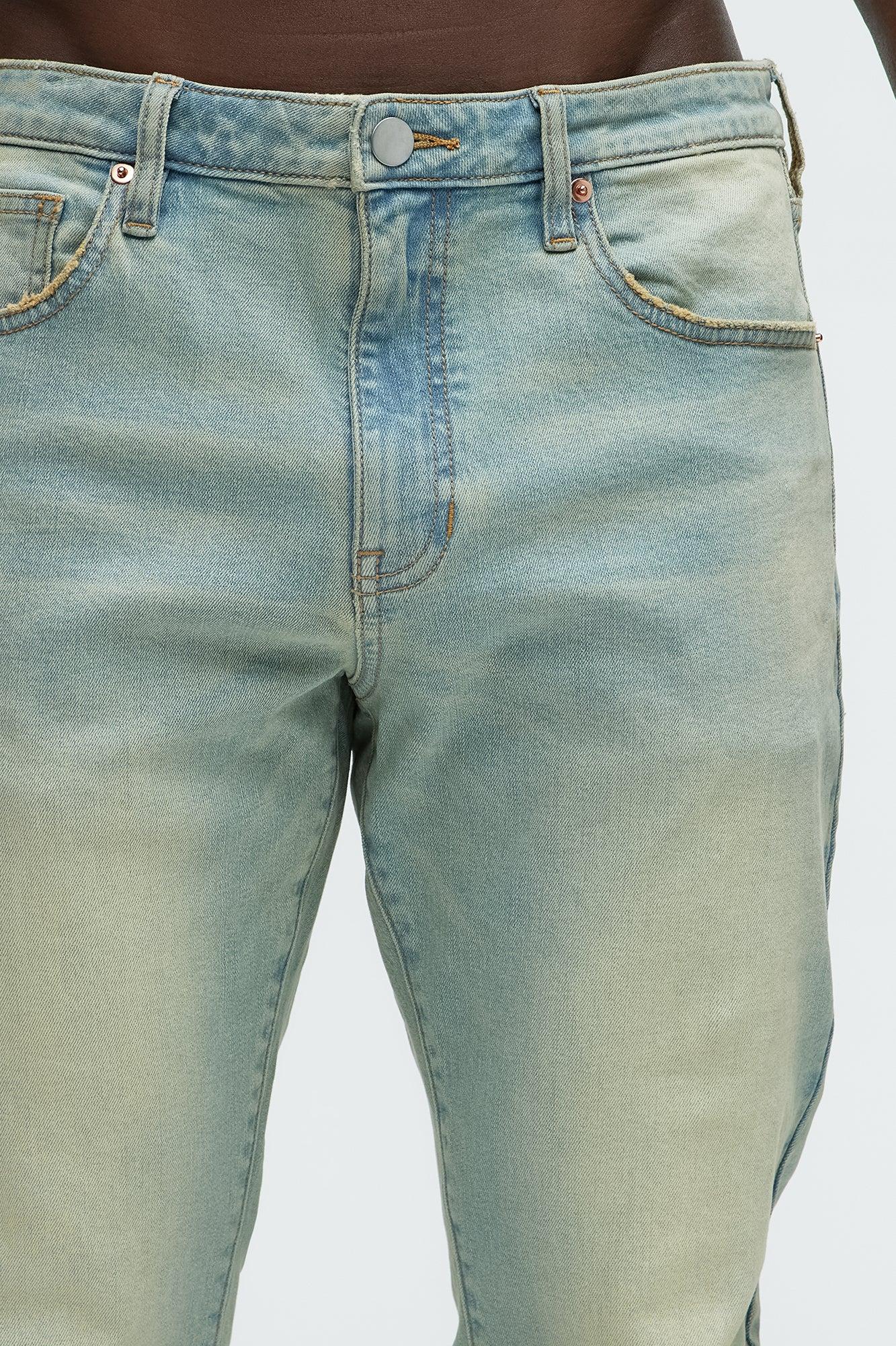 Soho Vintage Stacked Skinny Jeans - Vintage Blue Wash Product Image