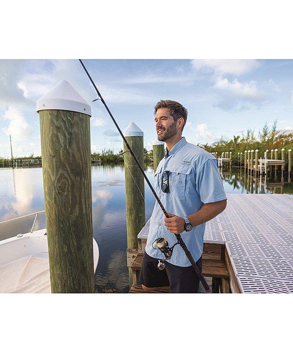 Columbia PFG Bahama II Relaxed Fit Solid Short Sleeve Woven Shirt Product Image