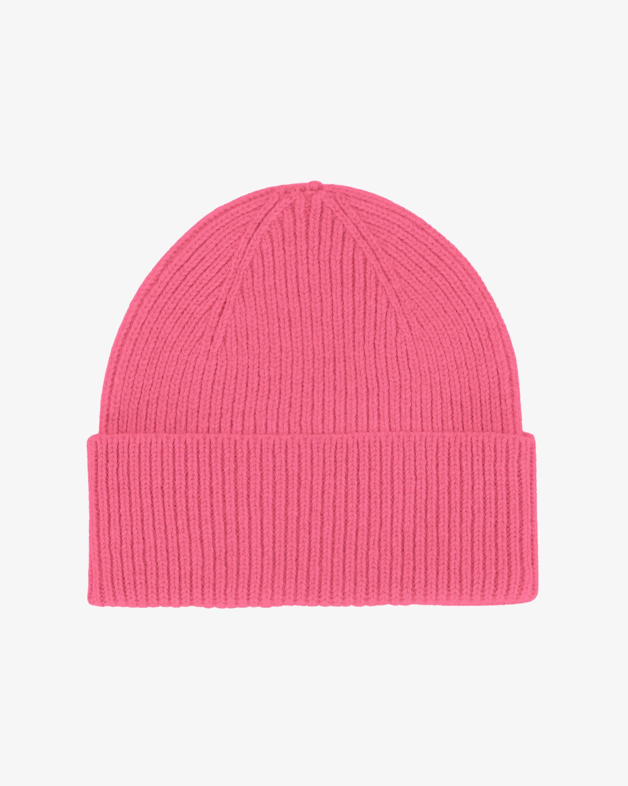 Merino Wool Beanie - Bubblegum Pink Product Image