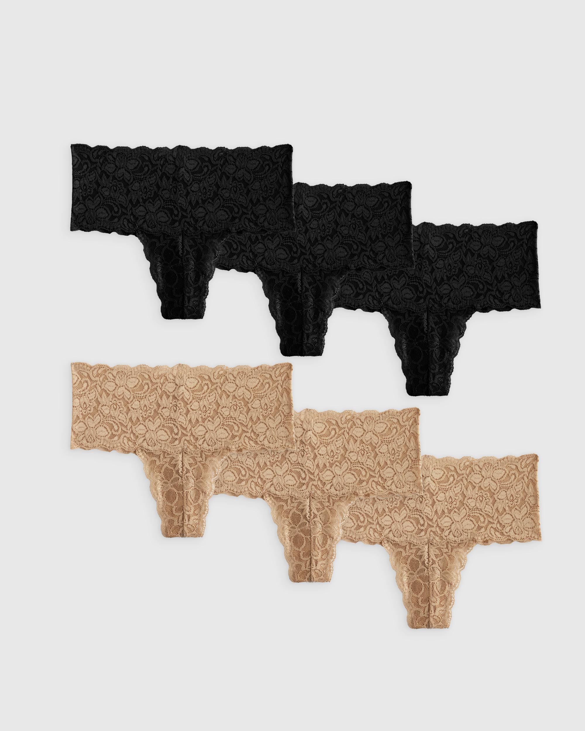 Quince | Women's Stretch Lace Thong Nylon/Spandex Product Image