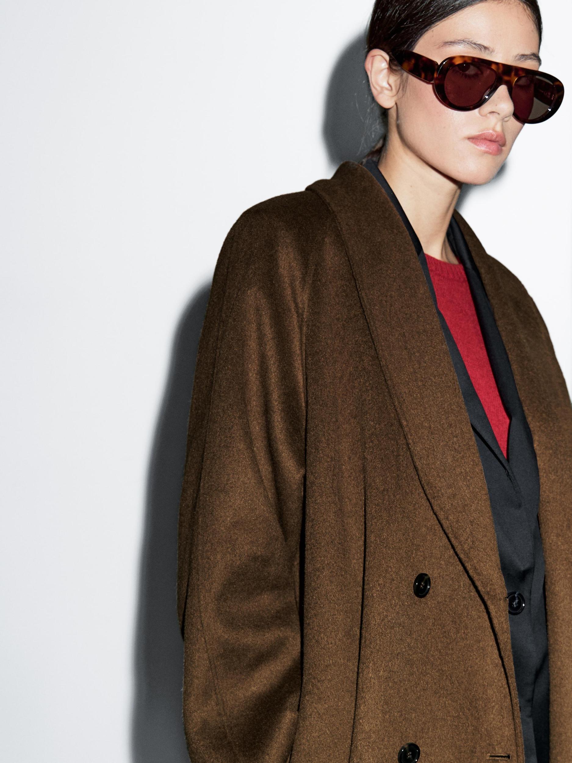 Wool blend boat neck sweater Product Image