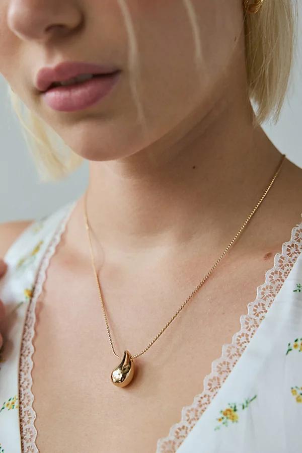 Teardrop Statement Pendant Necklace Womens at Urban Outfitters Product Image