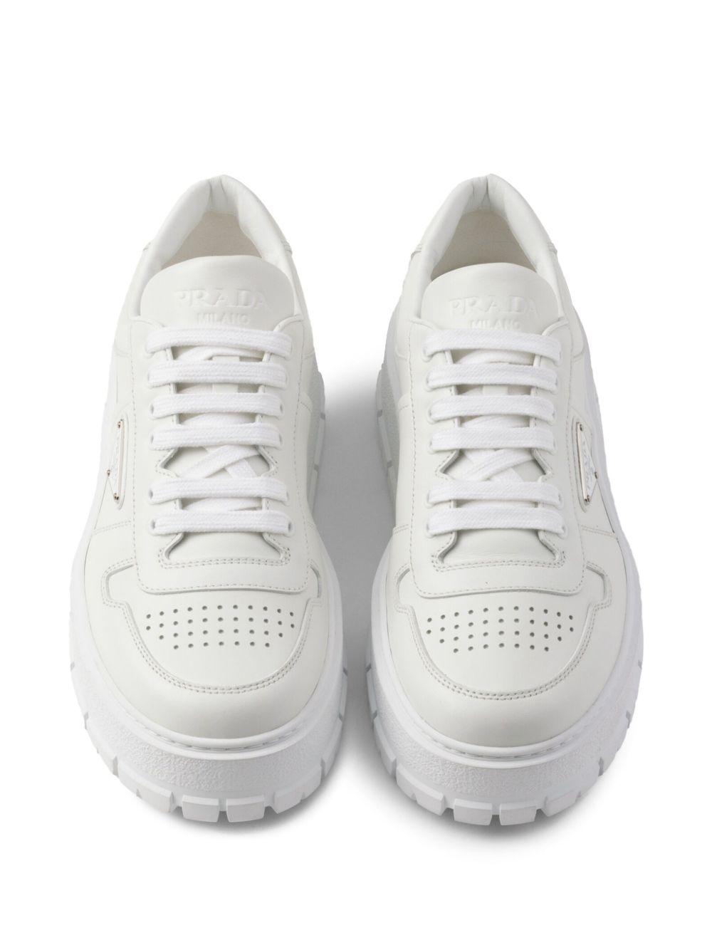 leather sneakers  Product Image