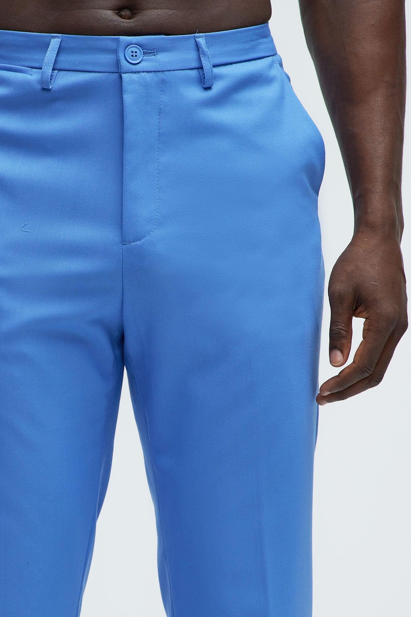 The Modern Stretch Slim Trouser - Blue Product Image