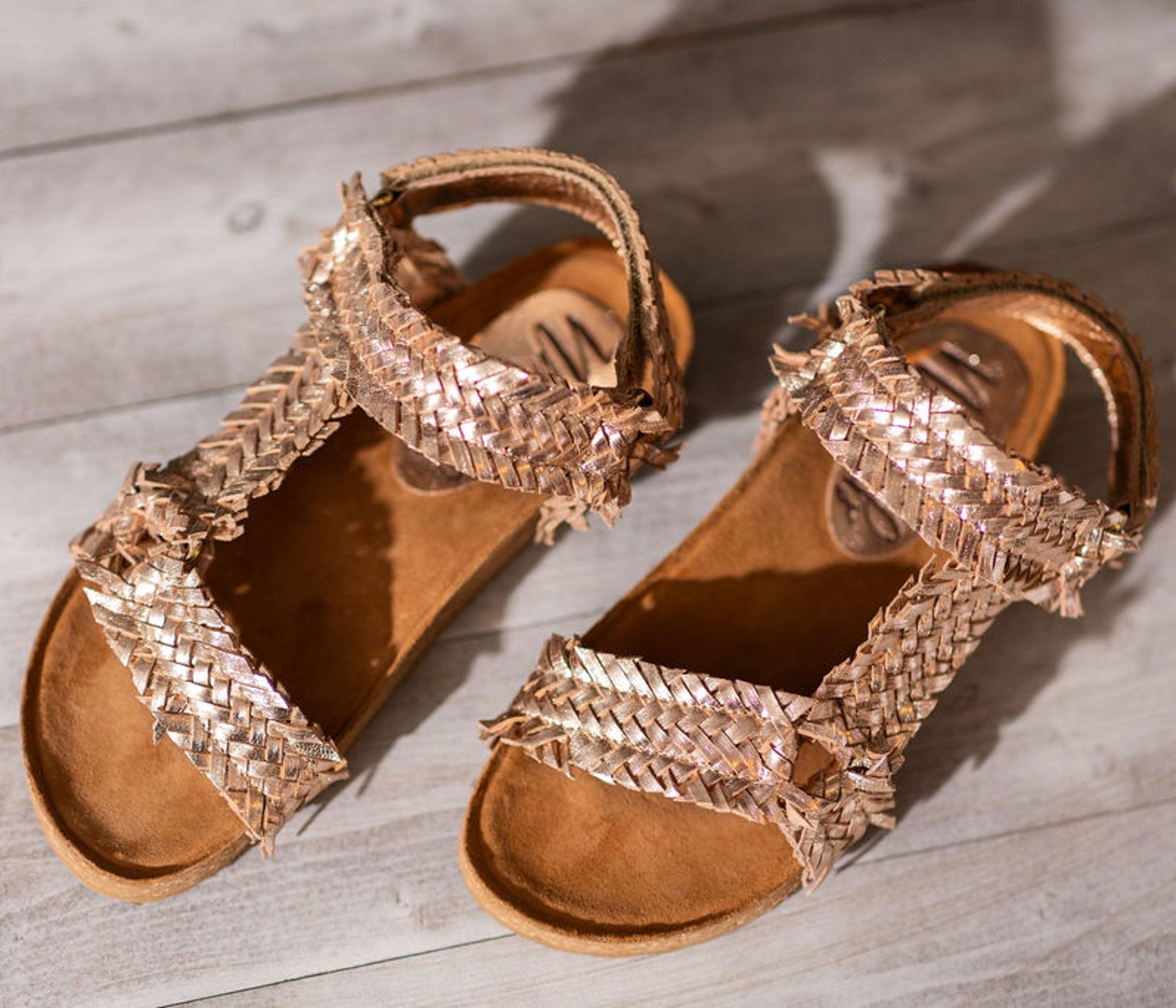 River Dance Woven Sandal in Champagne (Online Exclusive) Product Image