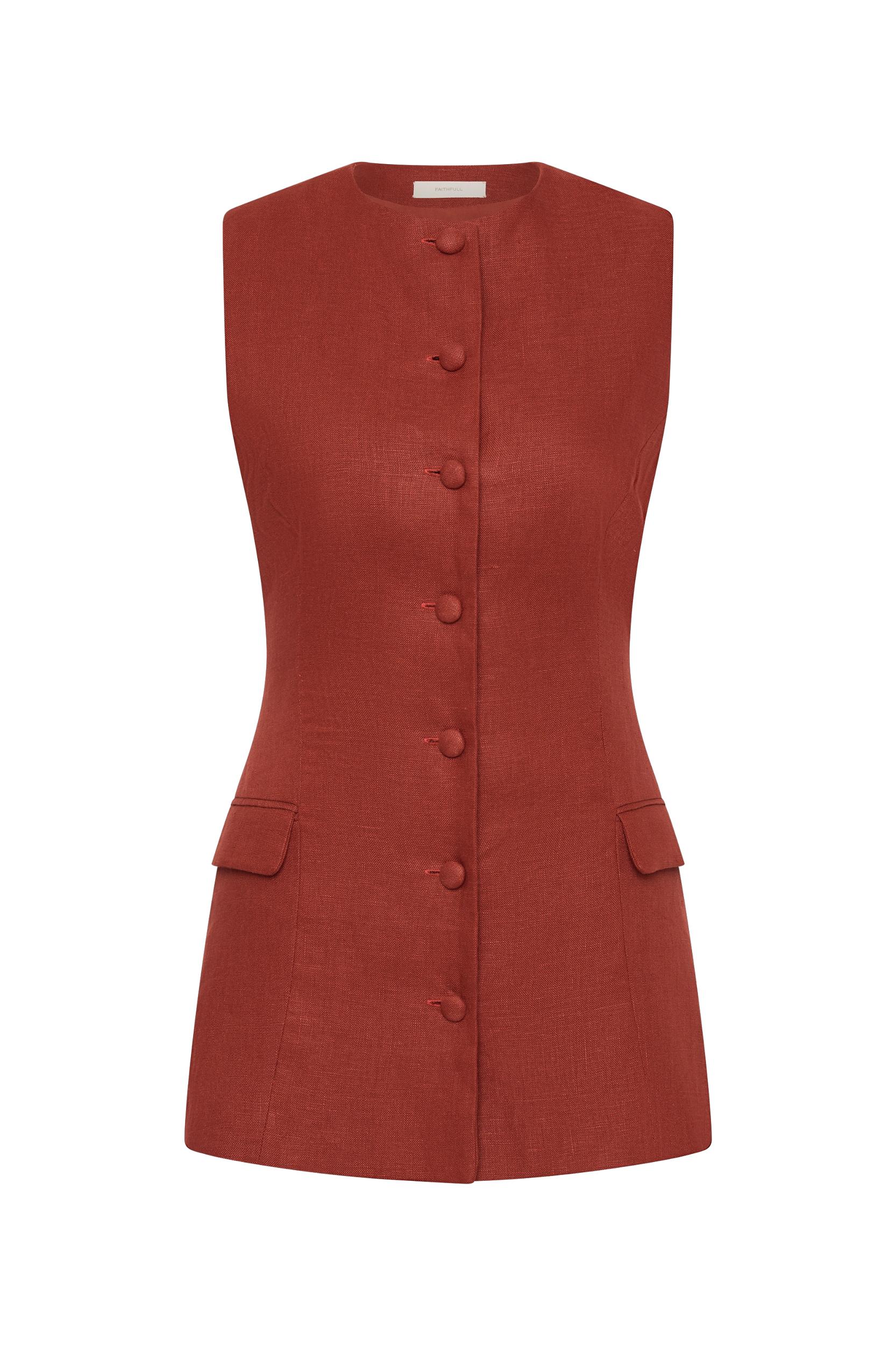 Jane Vest Garnet Product Image