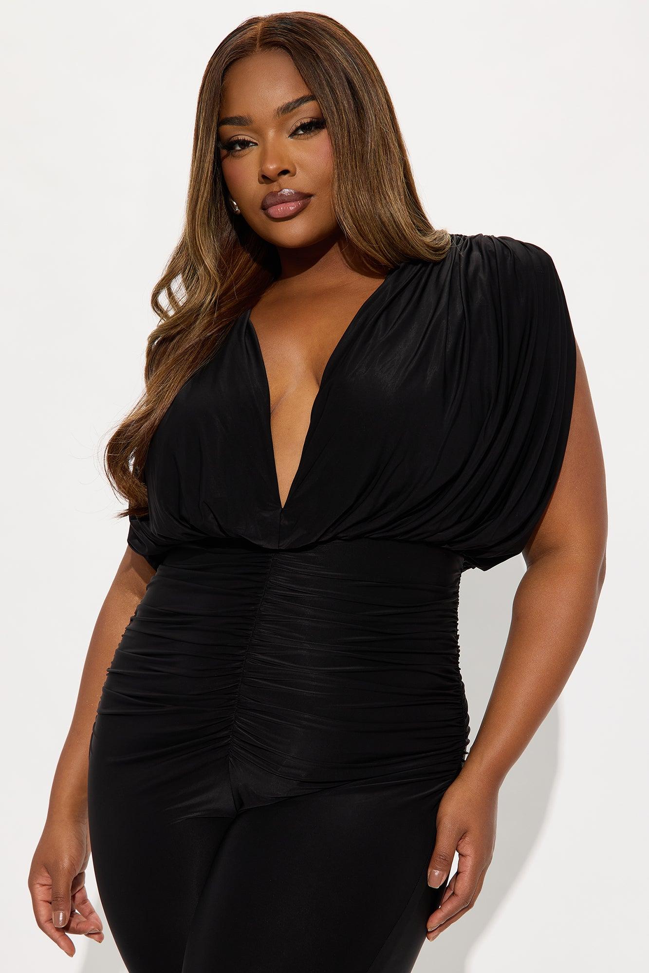 Sleek Seduction Jumpsuit - Black Female Product Image