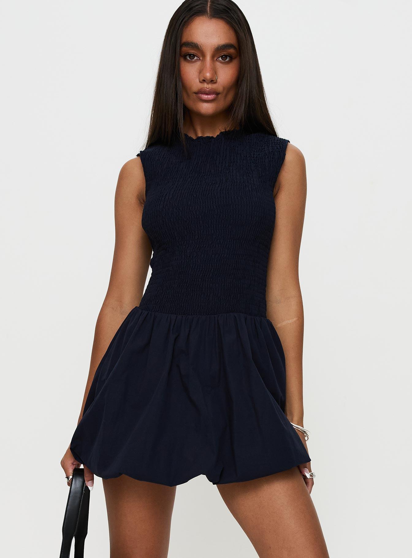 Narnie Mini Dress Navy Product Image