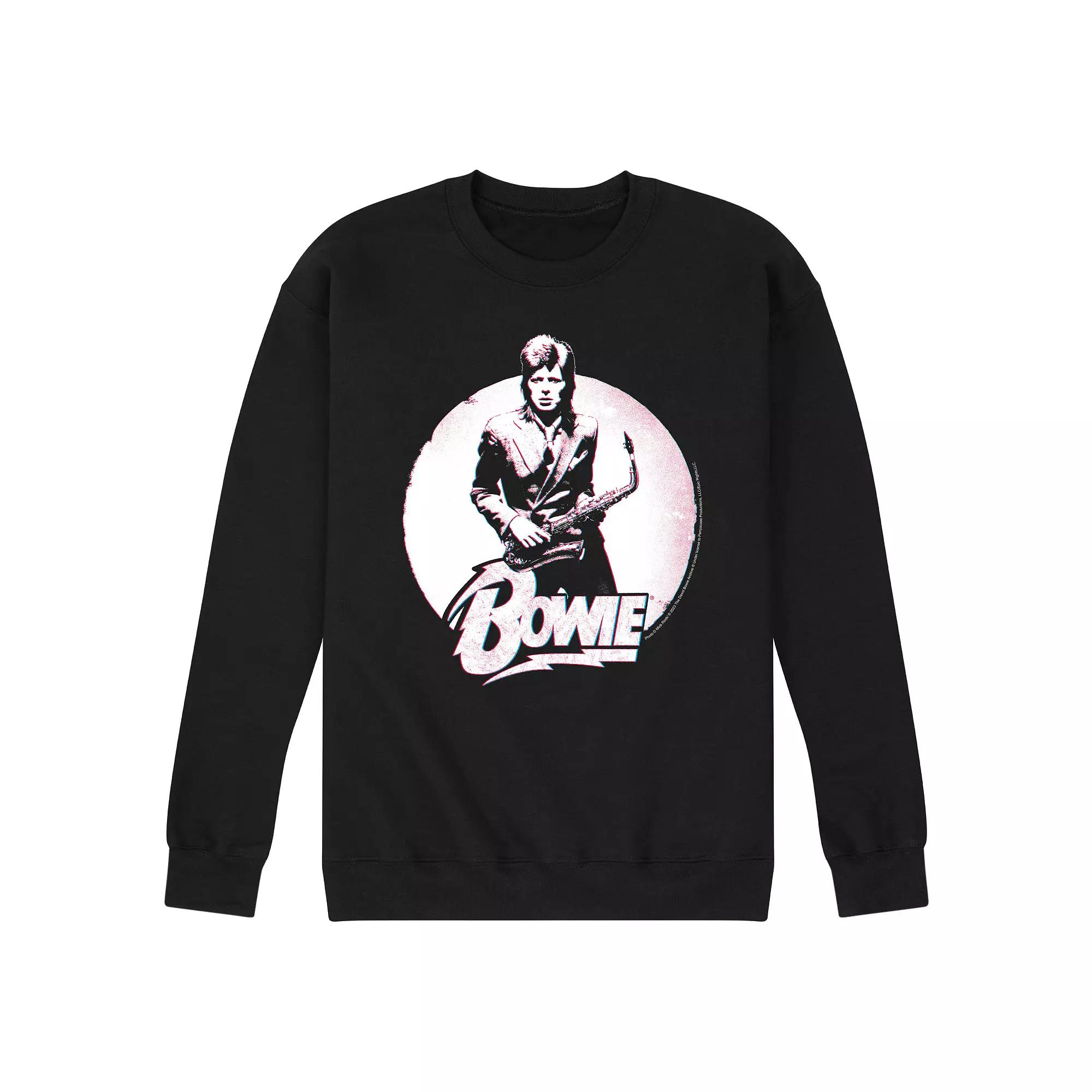 Men's David Bowie Distressed Fleece,  Product Image