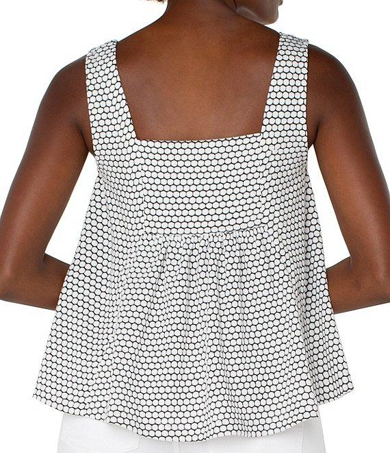 Liverpool Los Angeles Knit Square Neck Sleeveless Top Product Image