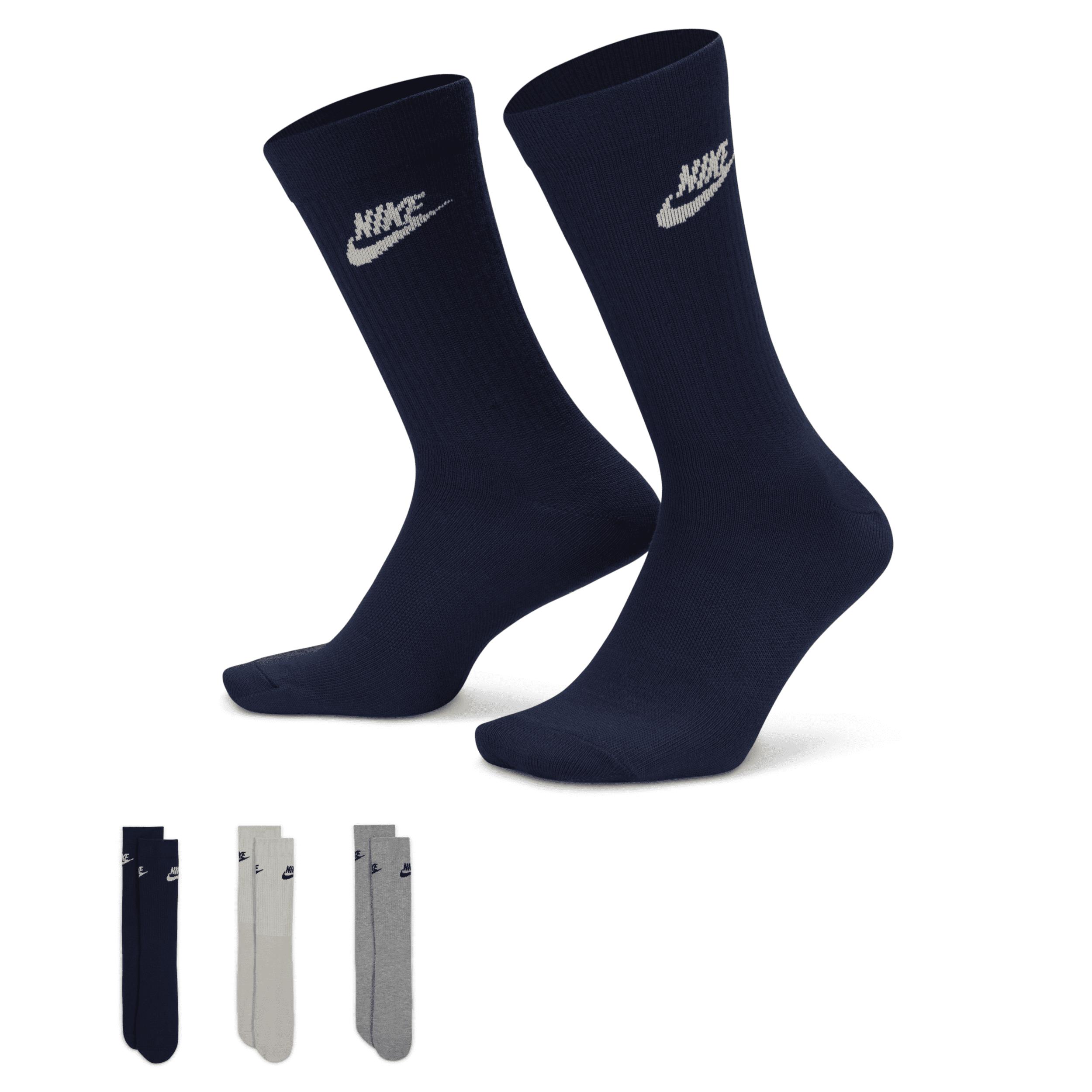 Men's Nike 3-Pack Everyday Essential Crew Socks,  Product Image