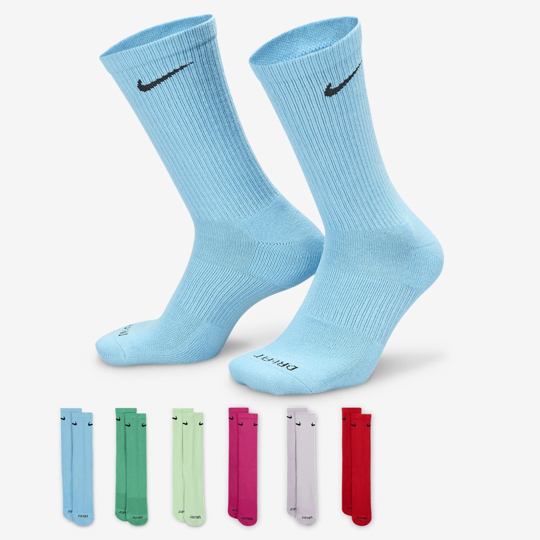Nike Everyday Plus Cushioned Training Crew Socks (6 Pairs) Product Image