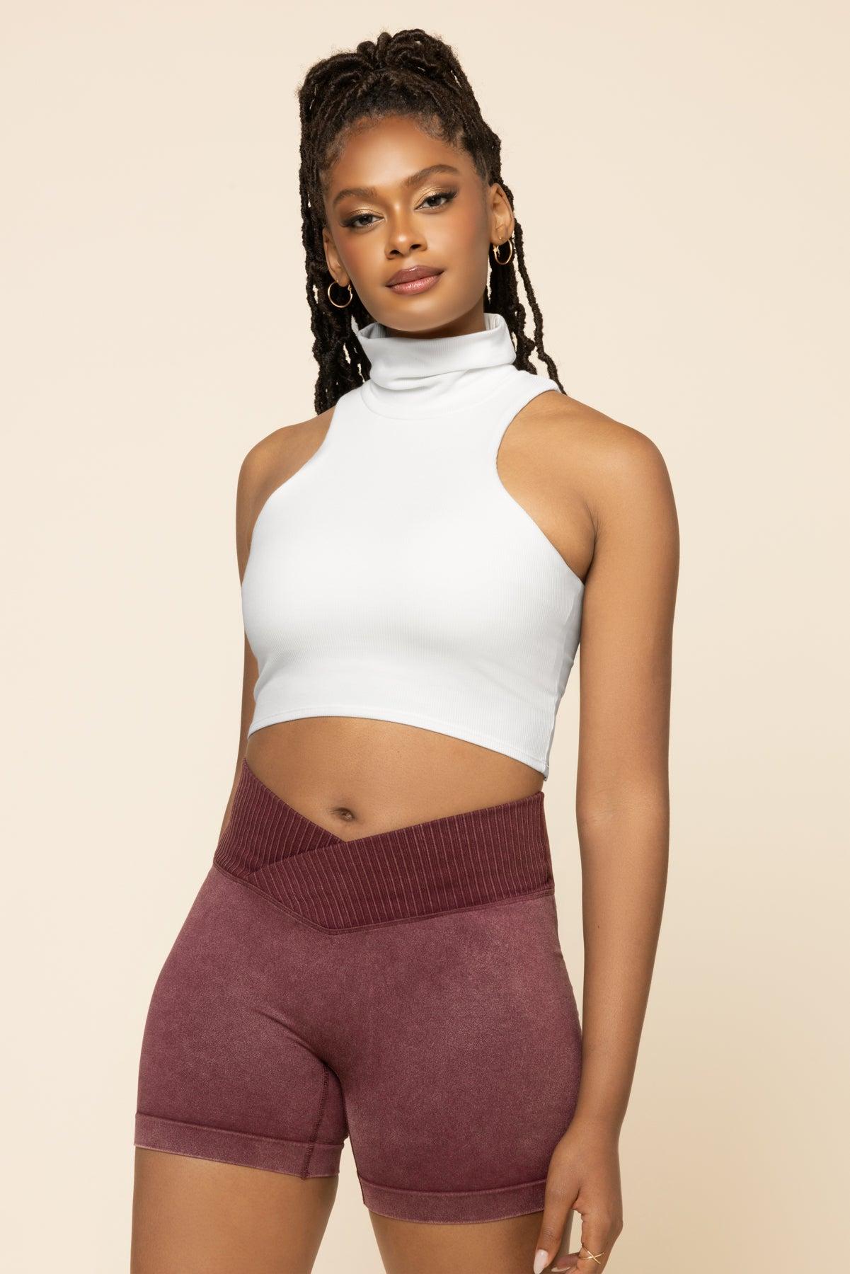 I Feel Cute Crop Top - Bright White Product Image