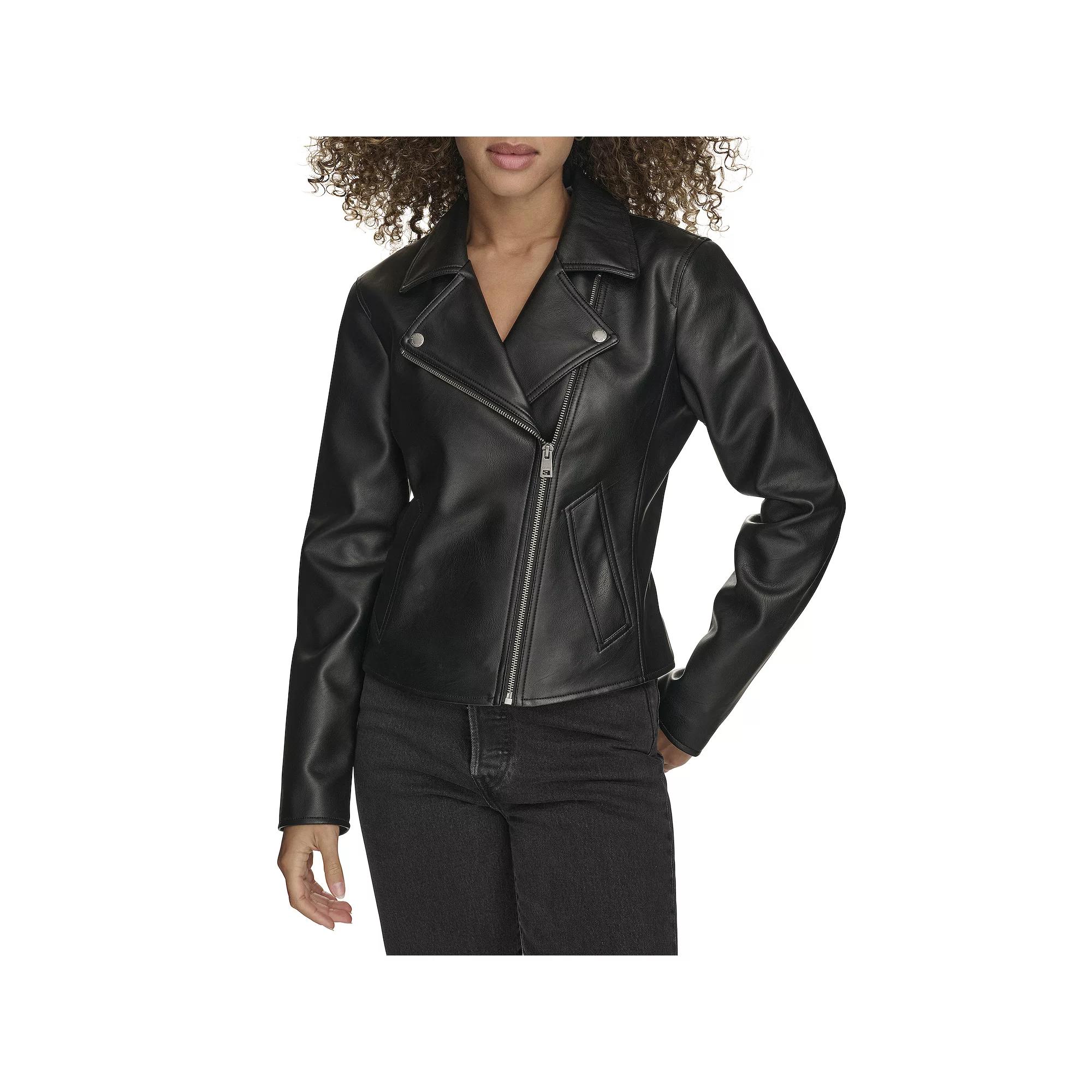 Women's Levi's® Faux Leather Slim Fit Moto Jacket,  Product Image