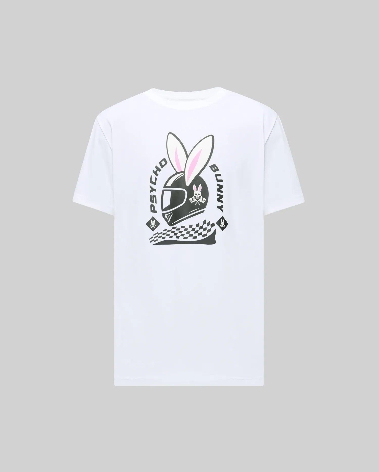 Men's Racing Bunny Graphic Tee 100 WHITE / XS Product Image