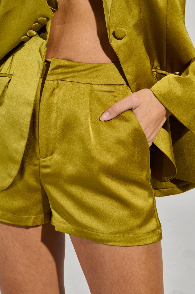 DUSK TIL DAWN SATIN SHORTS Product Image