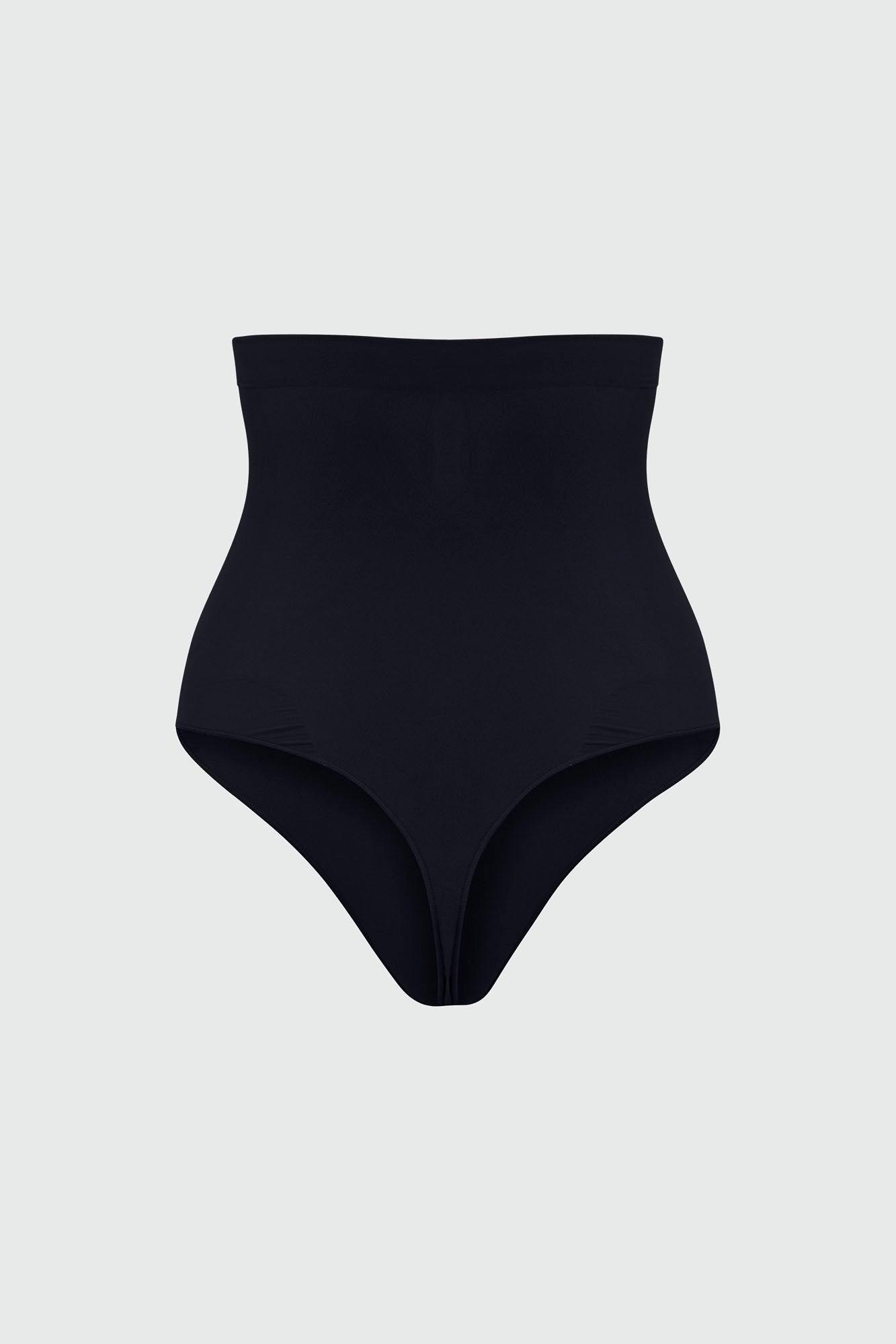 Nova Seamless Sculpt Strong Compression High Waisted Thong - Black Female Product Image