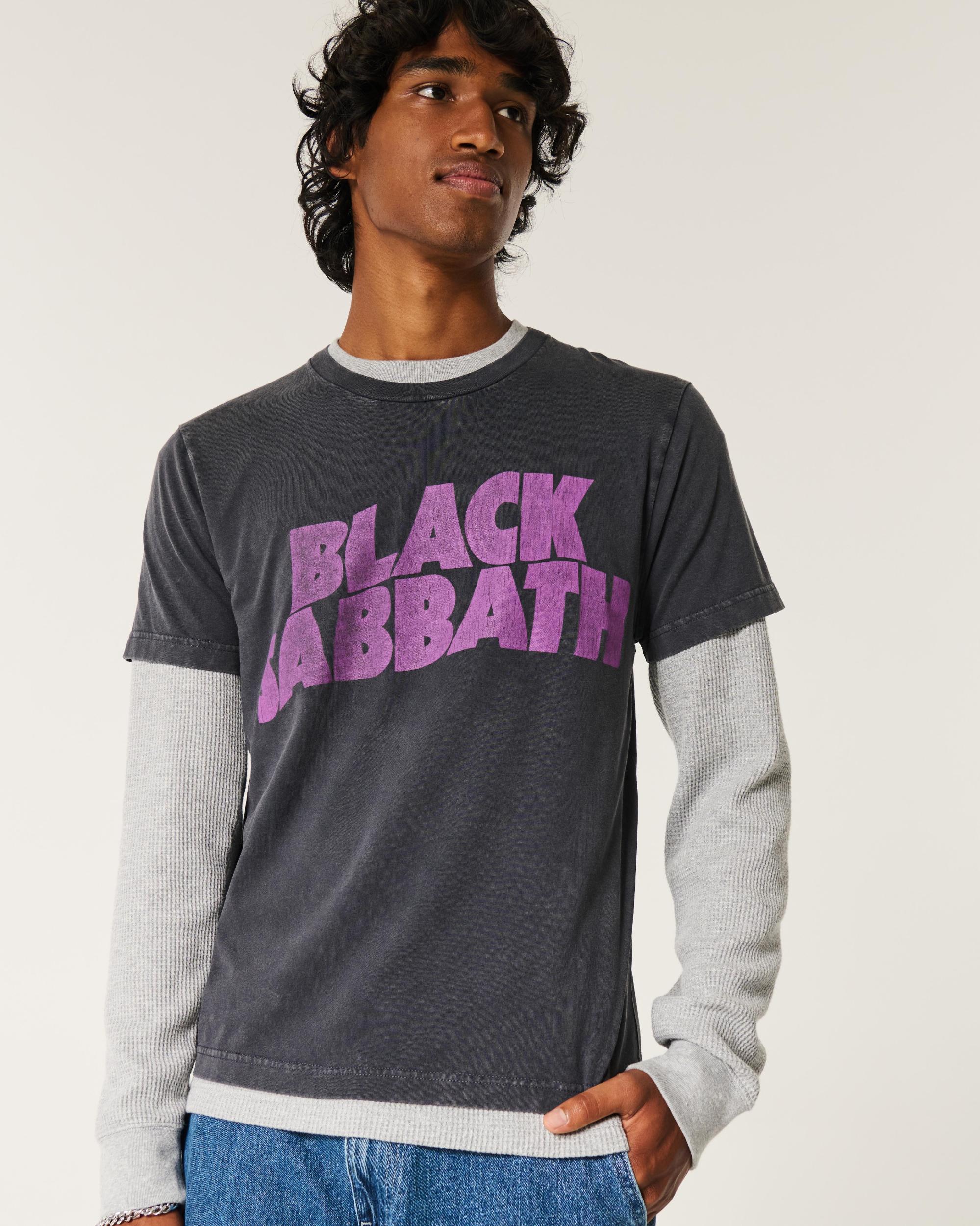 Shrunken Black Sabbath Graphic Tee Product Image