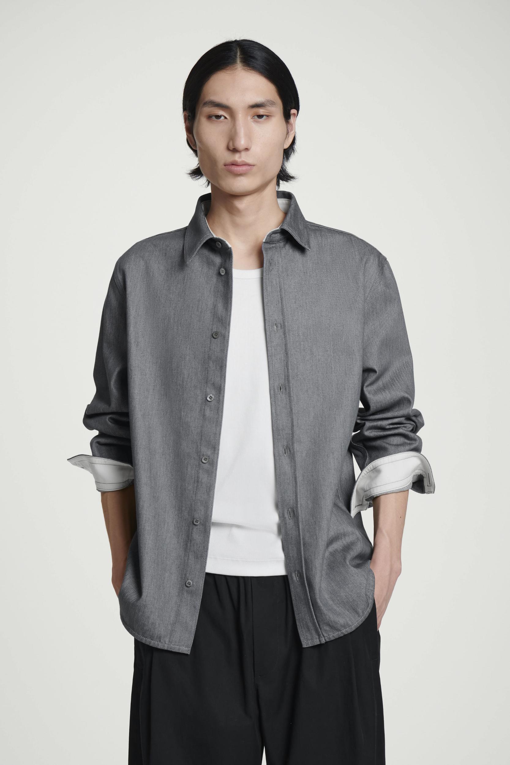 RELAXED DENIM OVERSHIRT Product Image