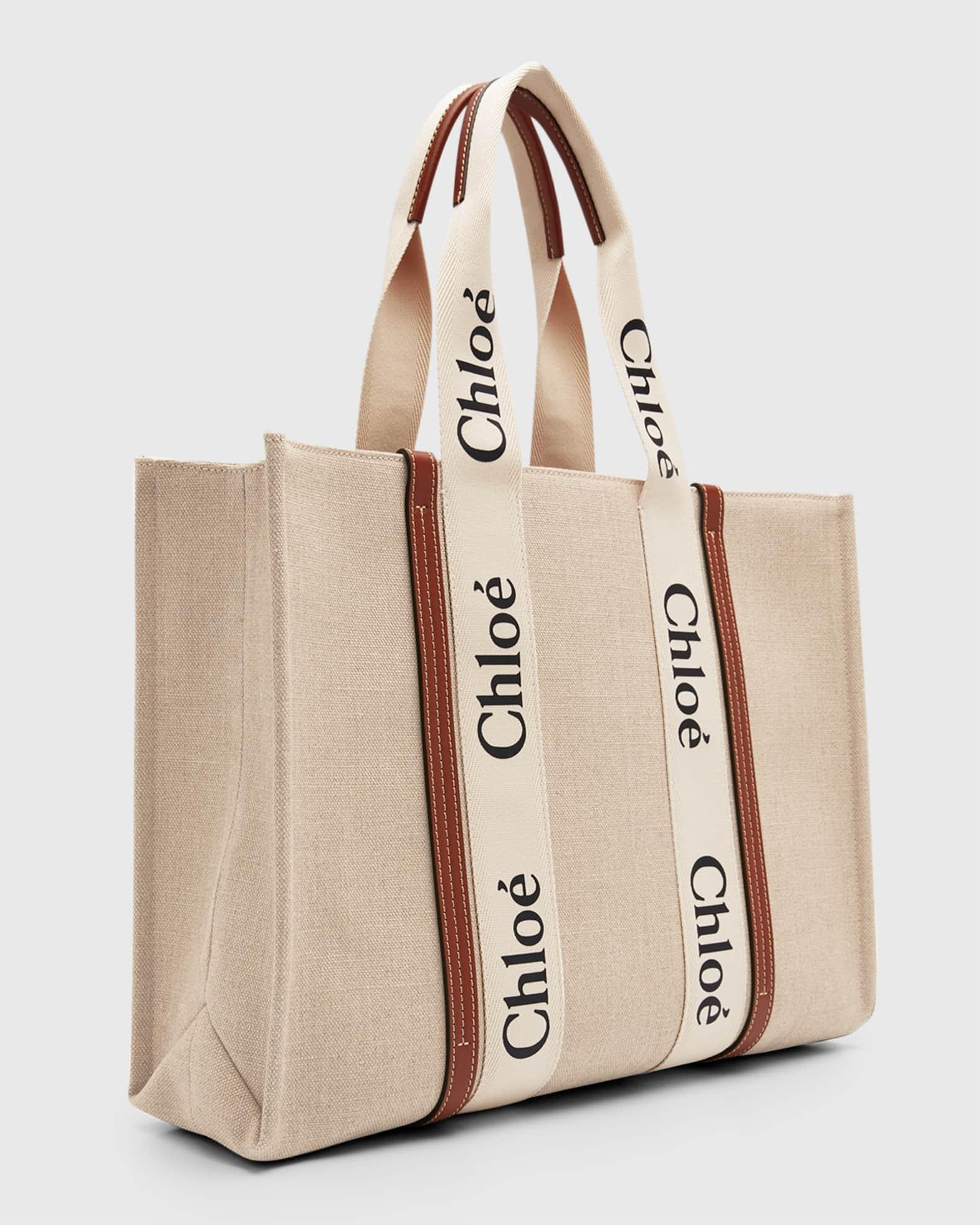 Woody Large Tote Bag in Linen Product Image
