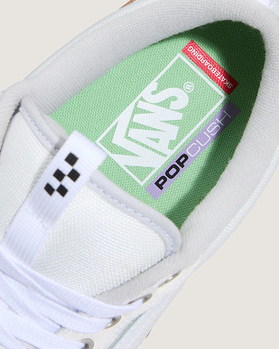Skate Old Skool 36+ Gum Shoe in White| Vans US Product Image