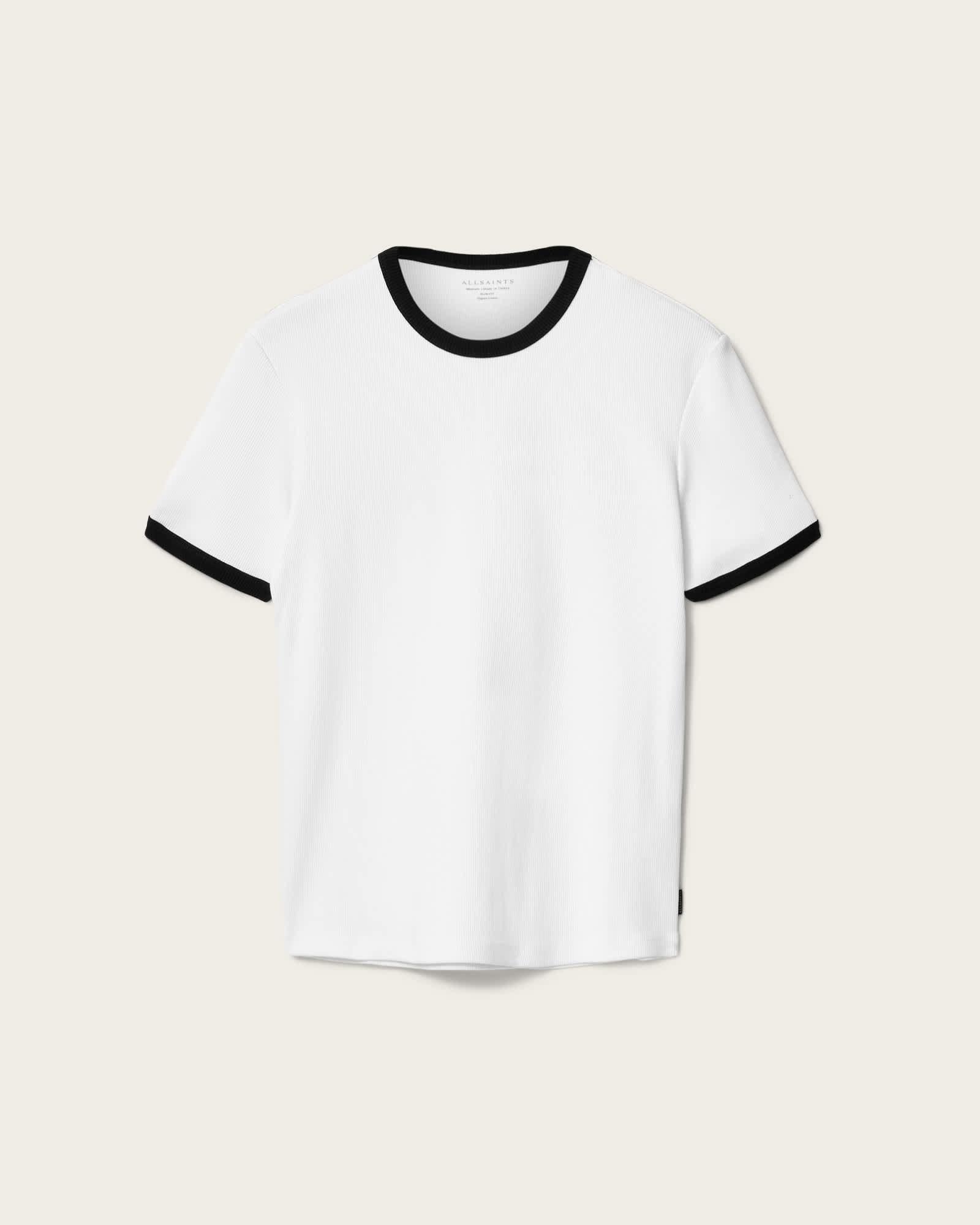 Austin Short Sleeve T-Shirt Optic White | ALLSAINTS US Product Image