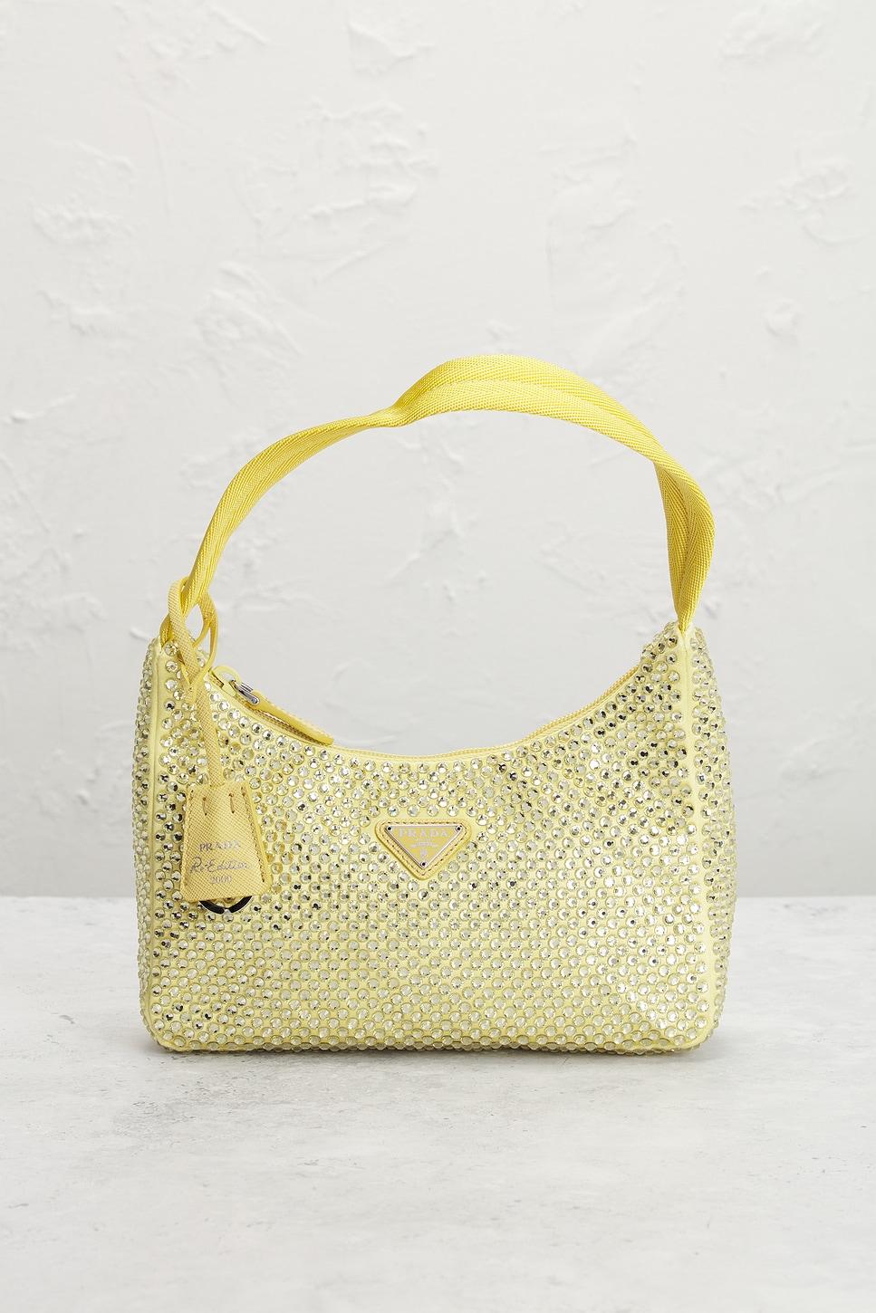 Prada Crystal Embellished Re-Edition 2000 Shoulder Bag FWRD Renew Product Image
