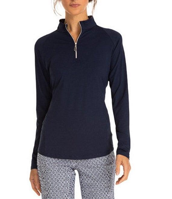 Sport Haley Sunscape UPF Long Sleeve Quarter Zip Mockneck Top Product Image