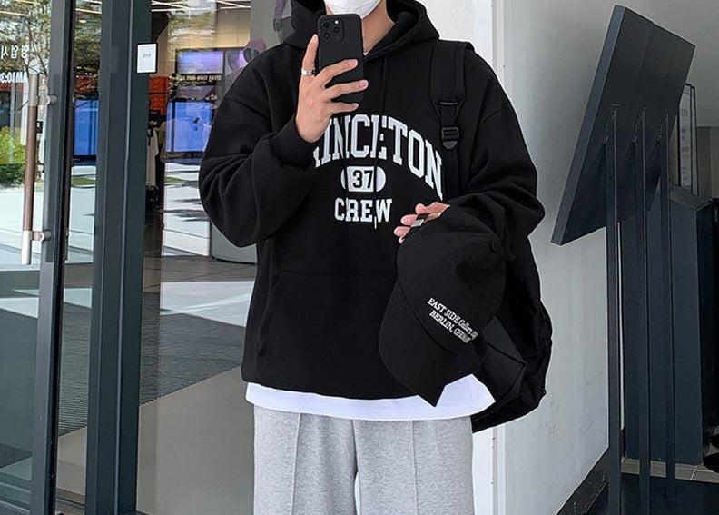 RT No. 6025 LETTERED PULLOVER HOODIE Product Image