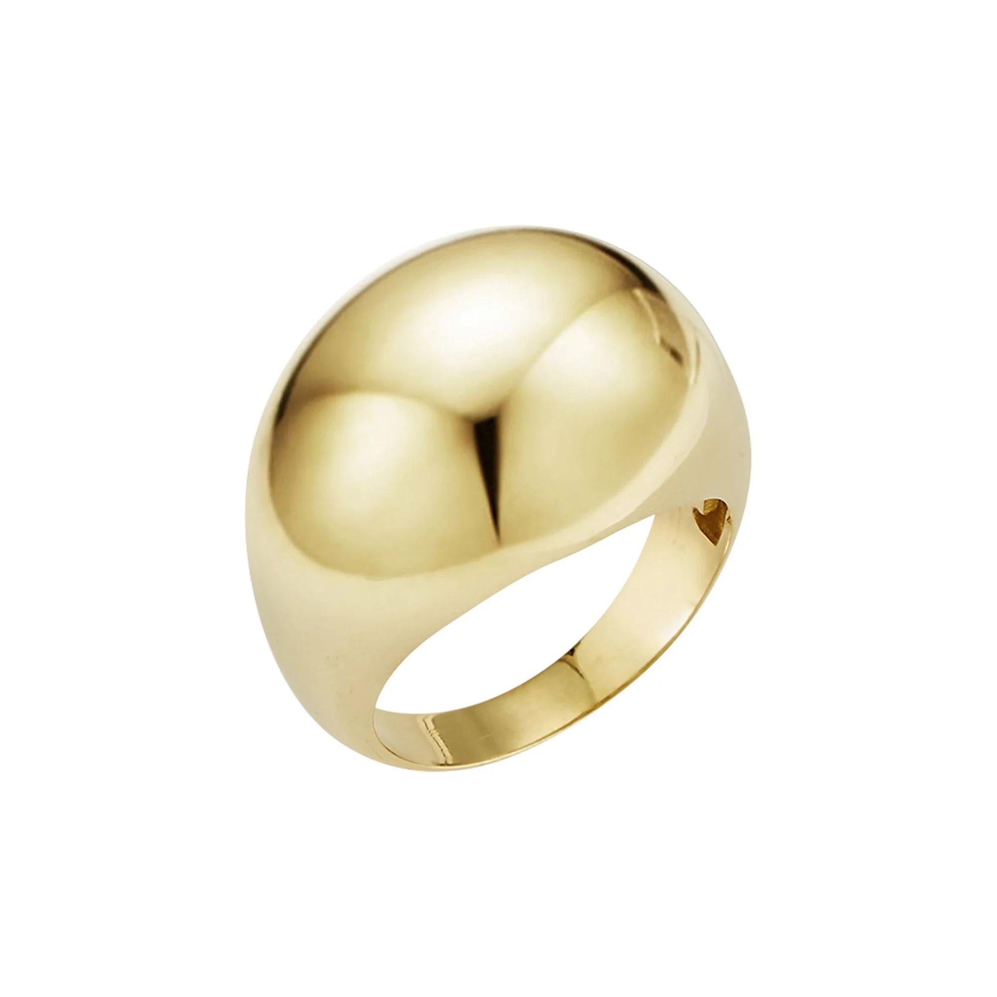 Sunkissed Sterling Bold Dome Ring, Womens Yellow Gold Tone Product Image