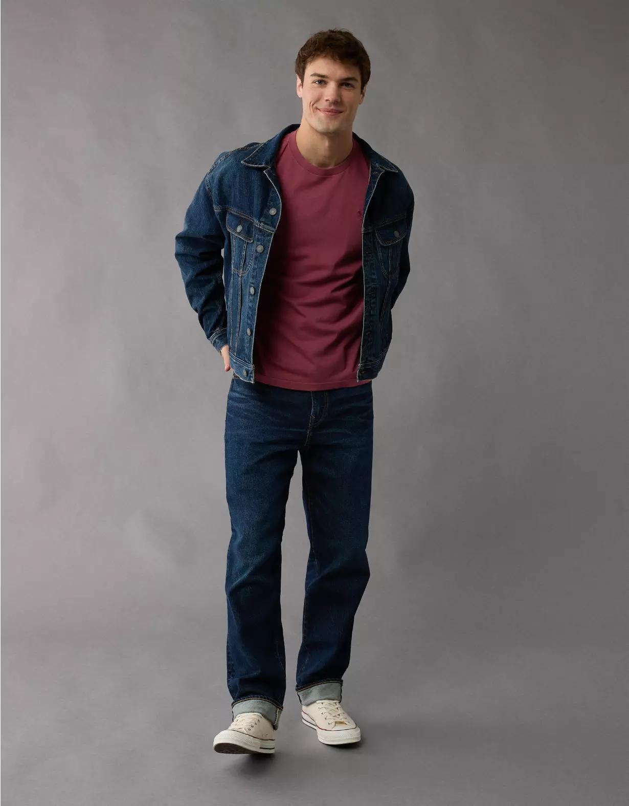 AE Logo Lived-In T-Shirt Product Image