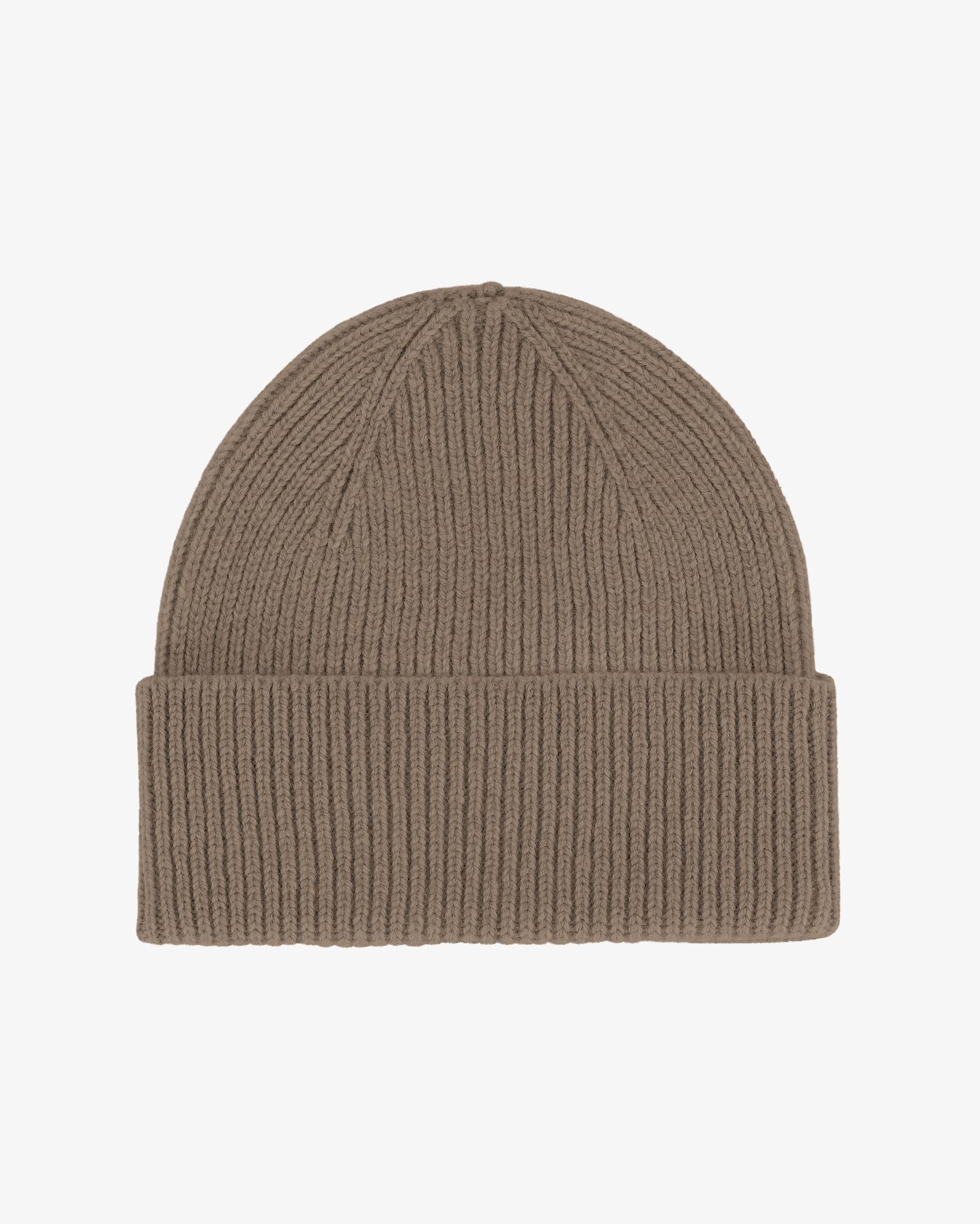 Merino Wool Beanie - Warm Taupe Product Image