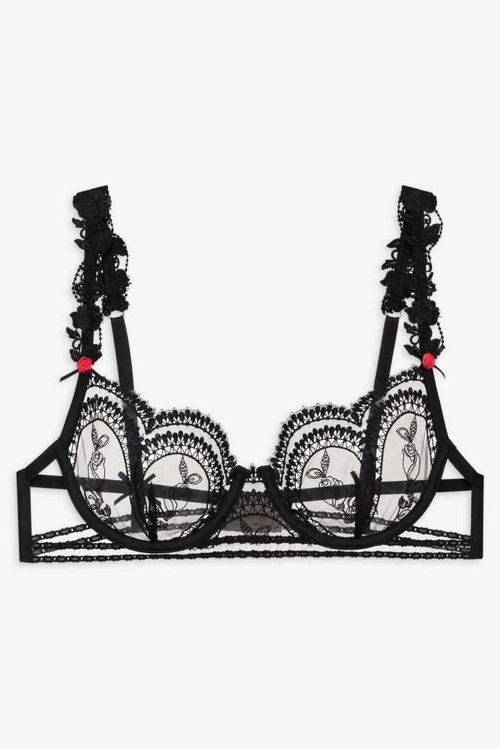 Roxanne Underwire Bra — Black Product Image