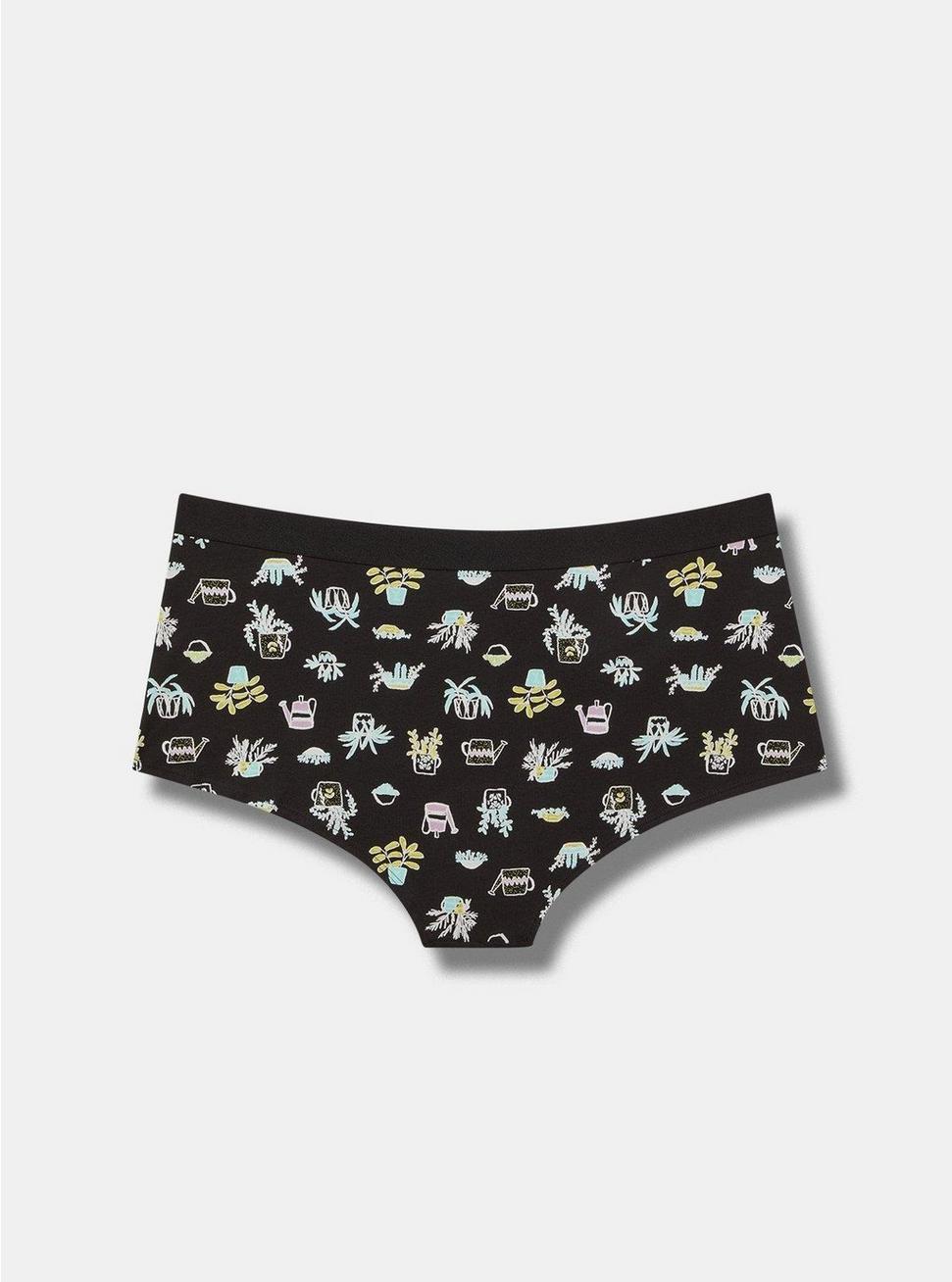 Mid-Rise Cotton Boyshort Panty Product Image