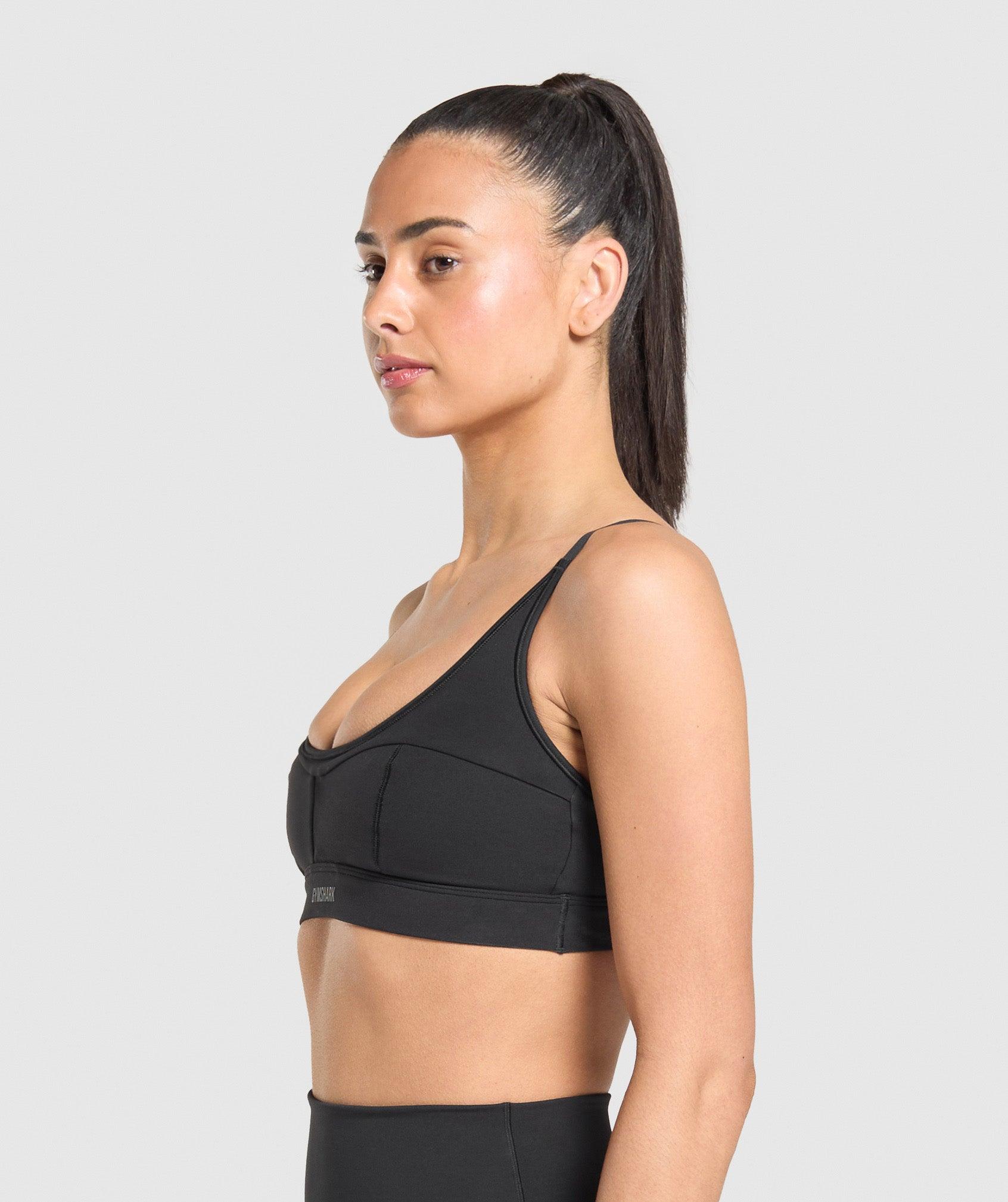 Gymshark Superset Sports Bra - Black Female Product Image