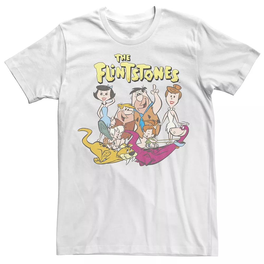 Men's The Flintstone Family Portrait Logo Tee,  Product Image