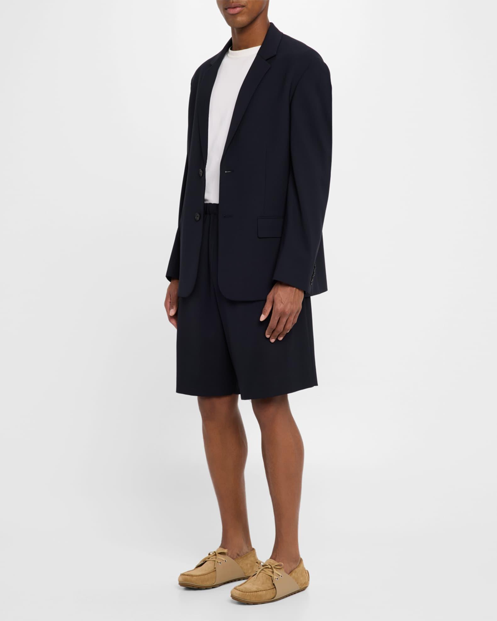 Men's Suede Lace-Up Loafers Product Image