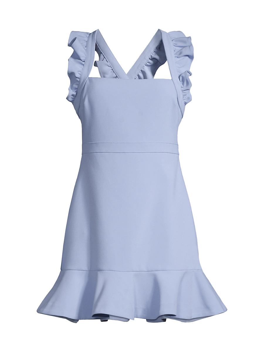Womens Hara Ruffle-Strap Minidress Product Image