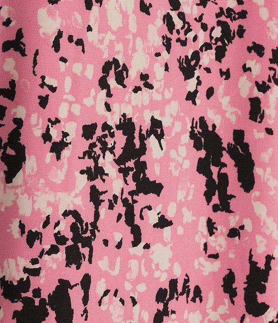 Anne Klein Printed Triple Pleat V-Neck Sleeveless Top Product Image