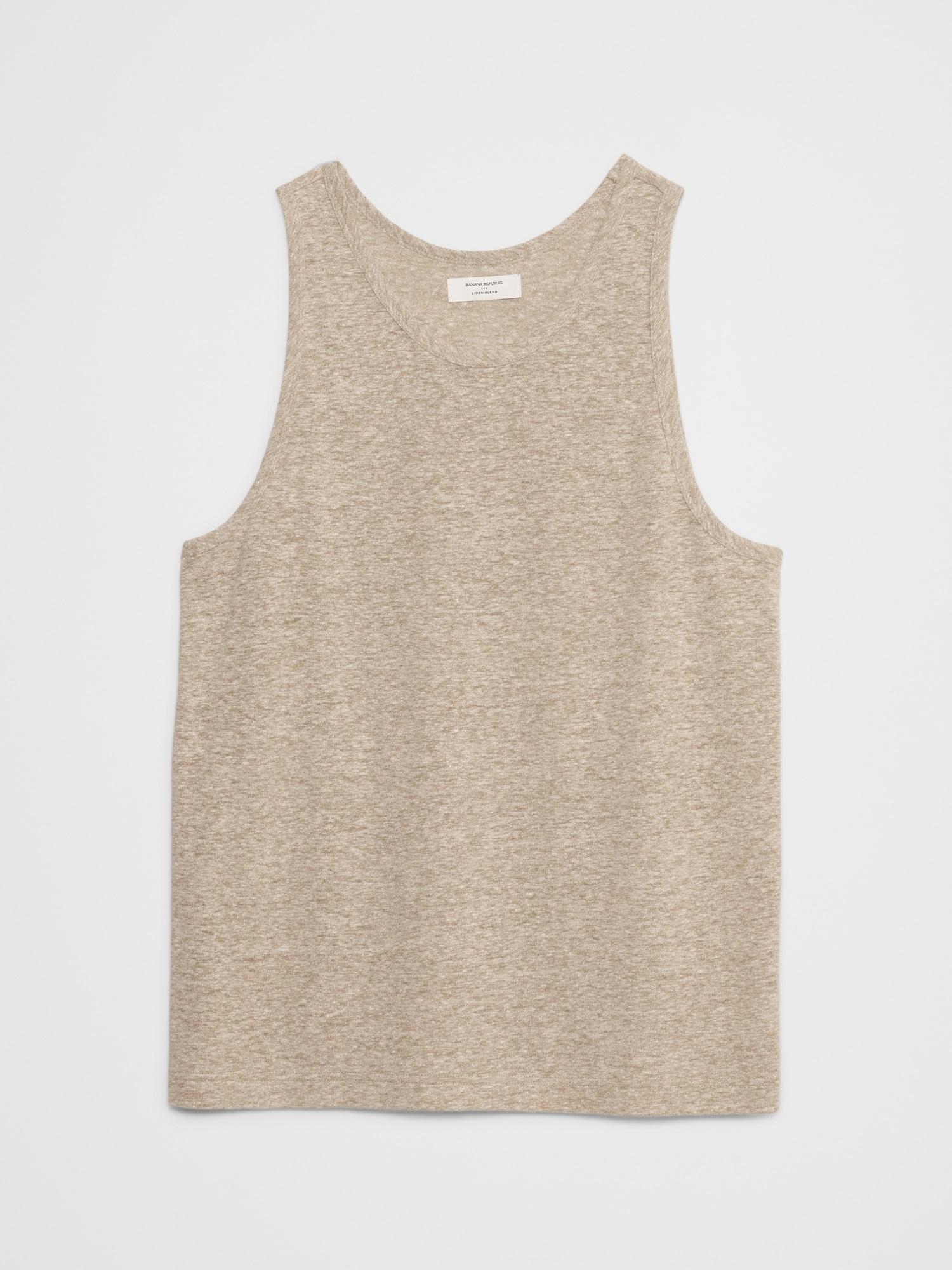 Linen-Blend Tank Product Image