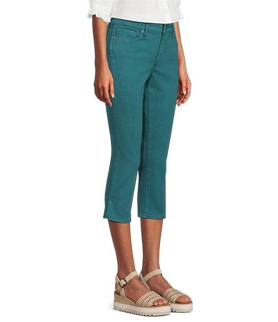 NYDJ Chloe Stretch Denim Straight Leg Capri Jeans Product Image