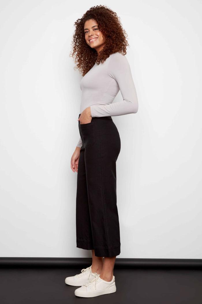 Wide Leg No Waistband Pant Product Image