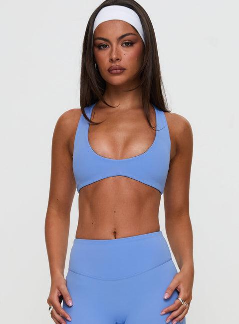 Pulse Active Halter Crop Blue Product Image