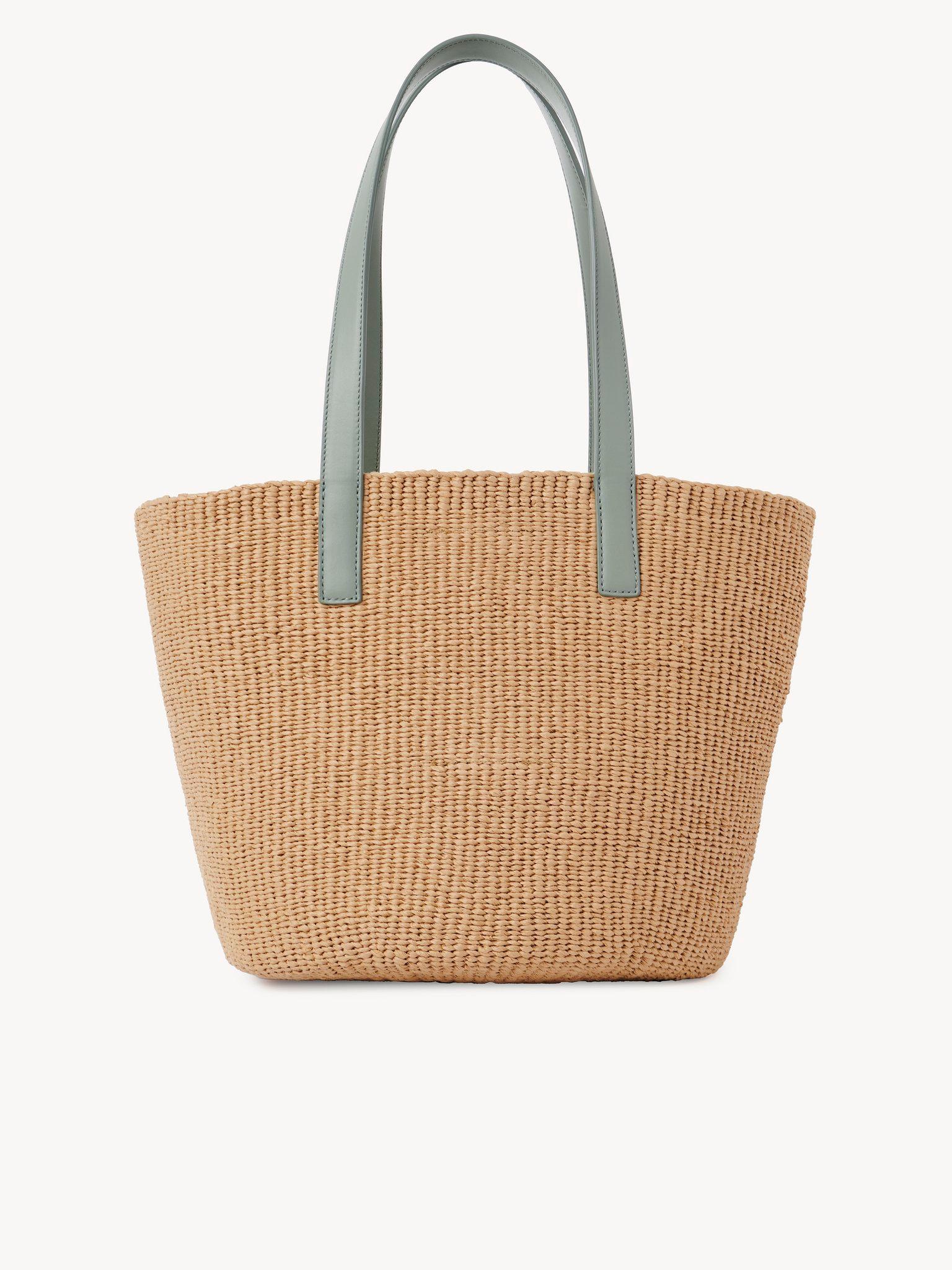 Large Horse Medal basket in natural fibers Product Image